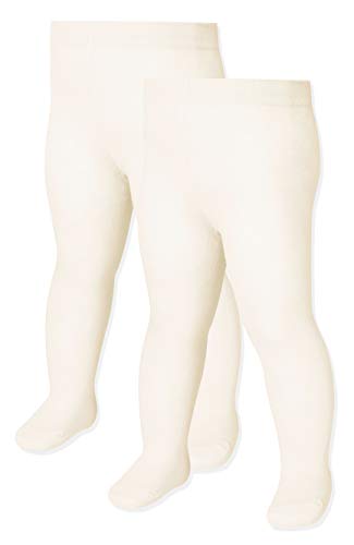 Playshoes Strumpfhose Unisex Kinder Strumpfhose, natur Doppelpack, 50/56