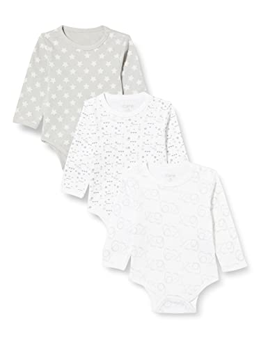 Care Baby Body Langarm aus 100% Baumwolle (3er Pack)