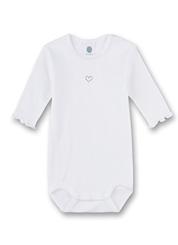 Sanetta 320552 Baby - Mädchen Babykleidung/ Unterwäsche/ Bodys, Gr. 62 Weiß