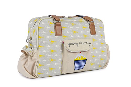 Pink Lining Wickeltasche Yummy Mummy Garden Birds