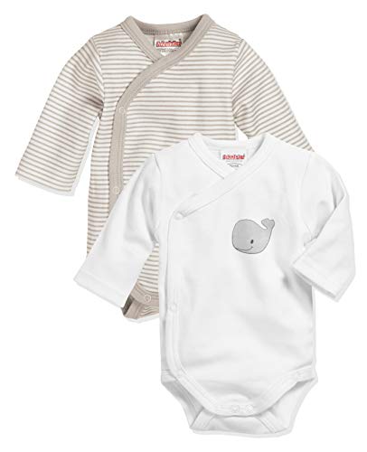Playshoes Unisex Baby Wickel-body 1/1-arm 2er Pack Wal 809503, 2 - natur, 44