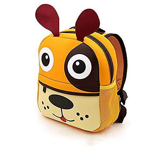 Kindergartenrucksack für Jungs und Mädchen,AOBRTAK Kindergartentasche mit Design niedliche Tieren, Kinder Rucksack, EIN tolles Geschenk, Klein Kinderrucksack für Jungen Mädchen 2-7 Jahre - Hund