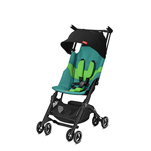 gb Gold Buggy Pockit+ All Terrain, Ultrakompakt, 0-22 kg, Ab Geburt bis ca. 4 Jahre, Laguna Blue (2019)