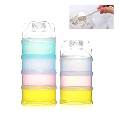 Tangger 2 PCS Milch Pulver Spender milchpulver behälter Baby Formel Milchpulver Zufuhr milchpulver portionierer baby Säuglingsnahrung Kasten Snacks Tragbar Box Milchpulver Box Milchpulverspender