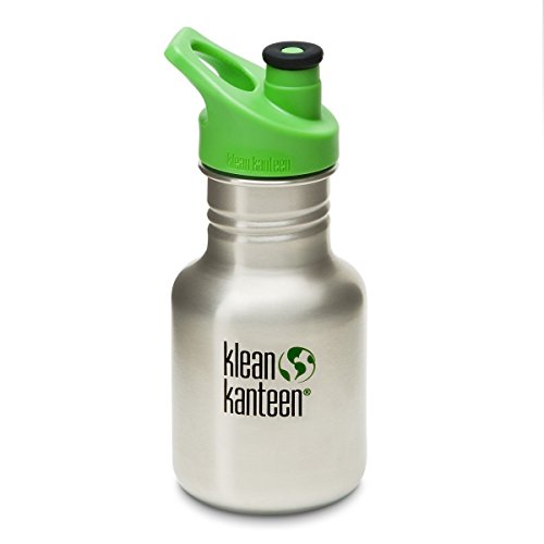 Klean Kanteen Kid Kanteen Classic Trinkflasche Brushed Stainless mit Sport Cap 3.0 355ml/12oz