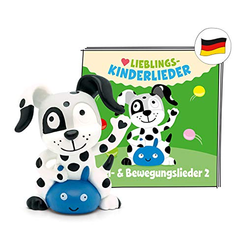 tonies Hörfigur für Toniebox, Lieblings-Kinderlieder – Spiel- und Bewegungslieder 2, Kinderlieder für Kinder ab 3 Jahren, Spielzeit ca. 50 Minuten
