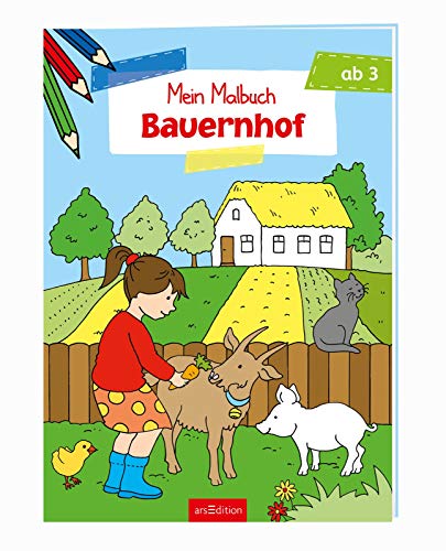 Malbuch ab 3 Jahren - Bauernhof