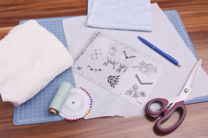 DIY Baby Spucktuch nähen Bild 1
