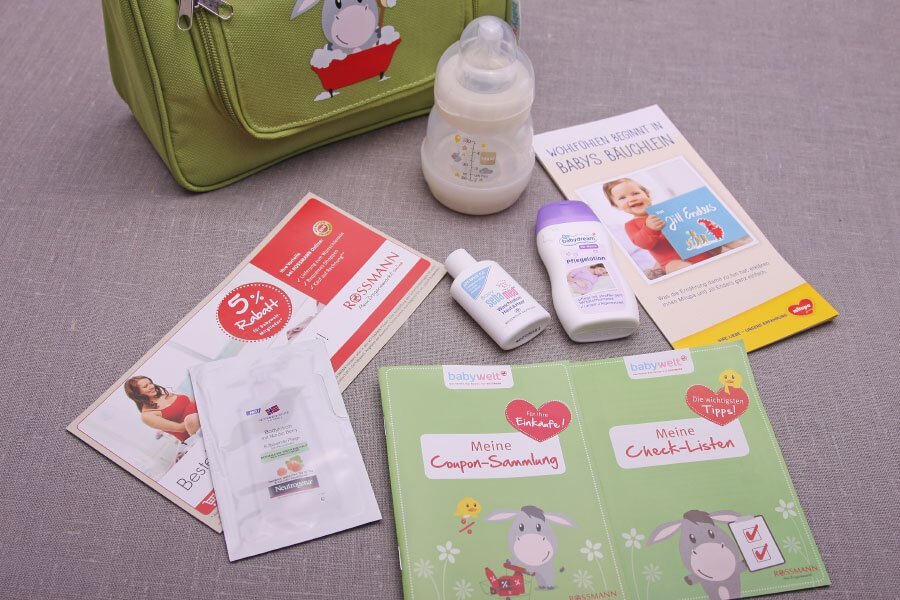 Die Anmeldung im Rossmann Babyclub / babywelt: Inhalt der Vorfreude-Tasche