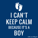 Keep-Calm-Boy-Profilbild-Baby-Fuesse-Dunkelblau