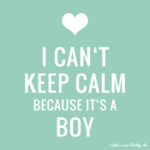 Keep-Calm-Girl-Profilbild-Baby-Herz-Mint