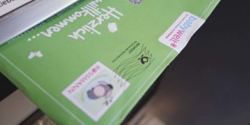 Herzlich willkommen in der babywelt von Rossmann Brief in dem Briefkasten