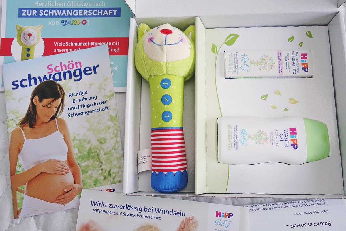 Inhalt vom HiPP Babyclub Paket