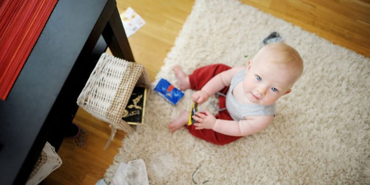 Das Leben mit Baby: Manchmal ist es das pure Chaos in der Wohnung