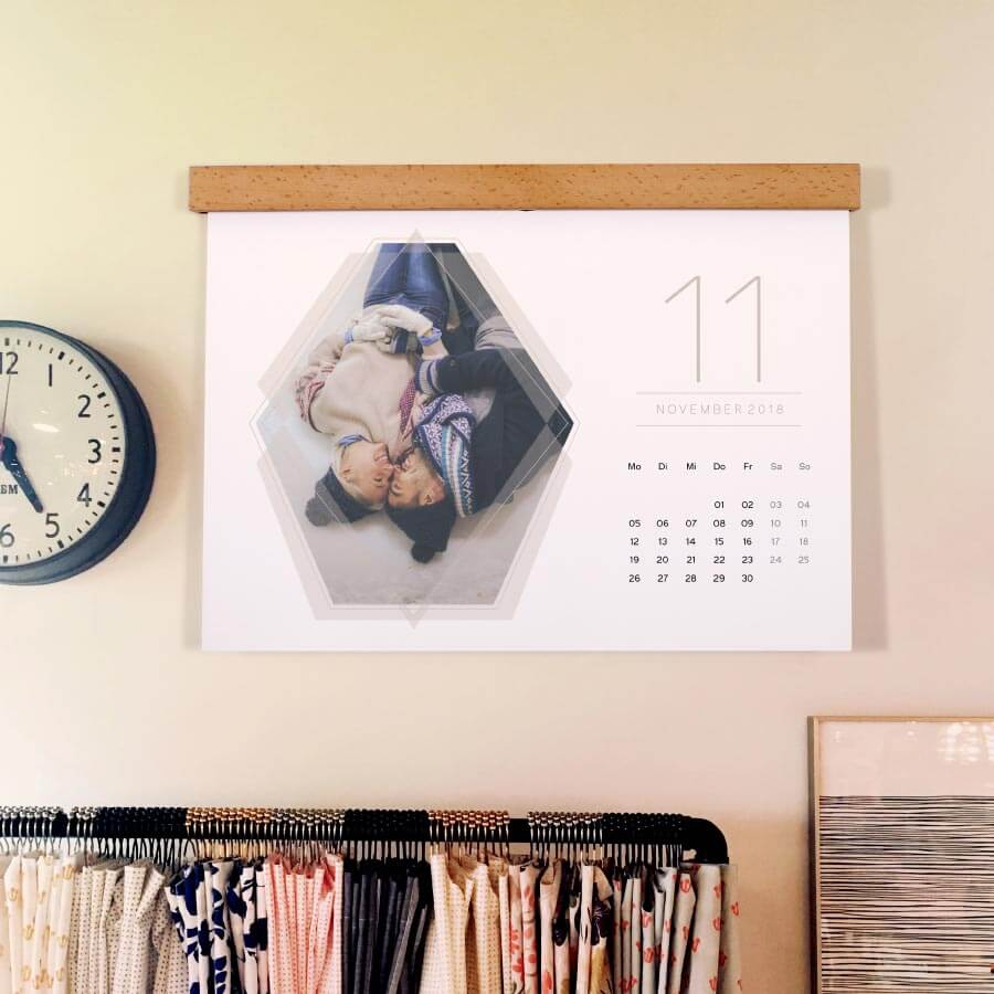 Persönliches Weihnachtsgeschenk Fotokalender mit eigenen Fotos als Wandkalender