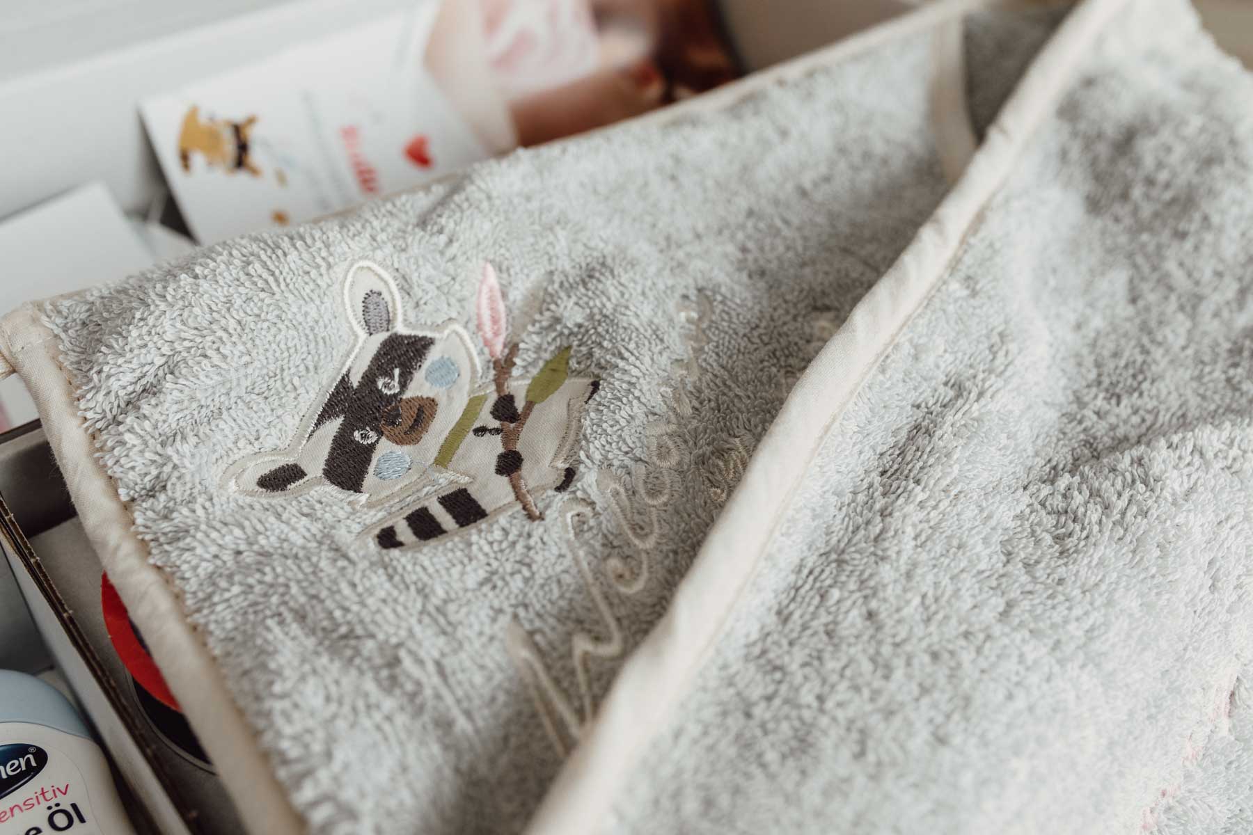 Gratis Kapuzenhandtuch: in der Kaufland Familien Momente Box