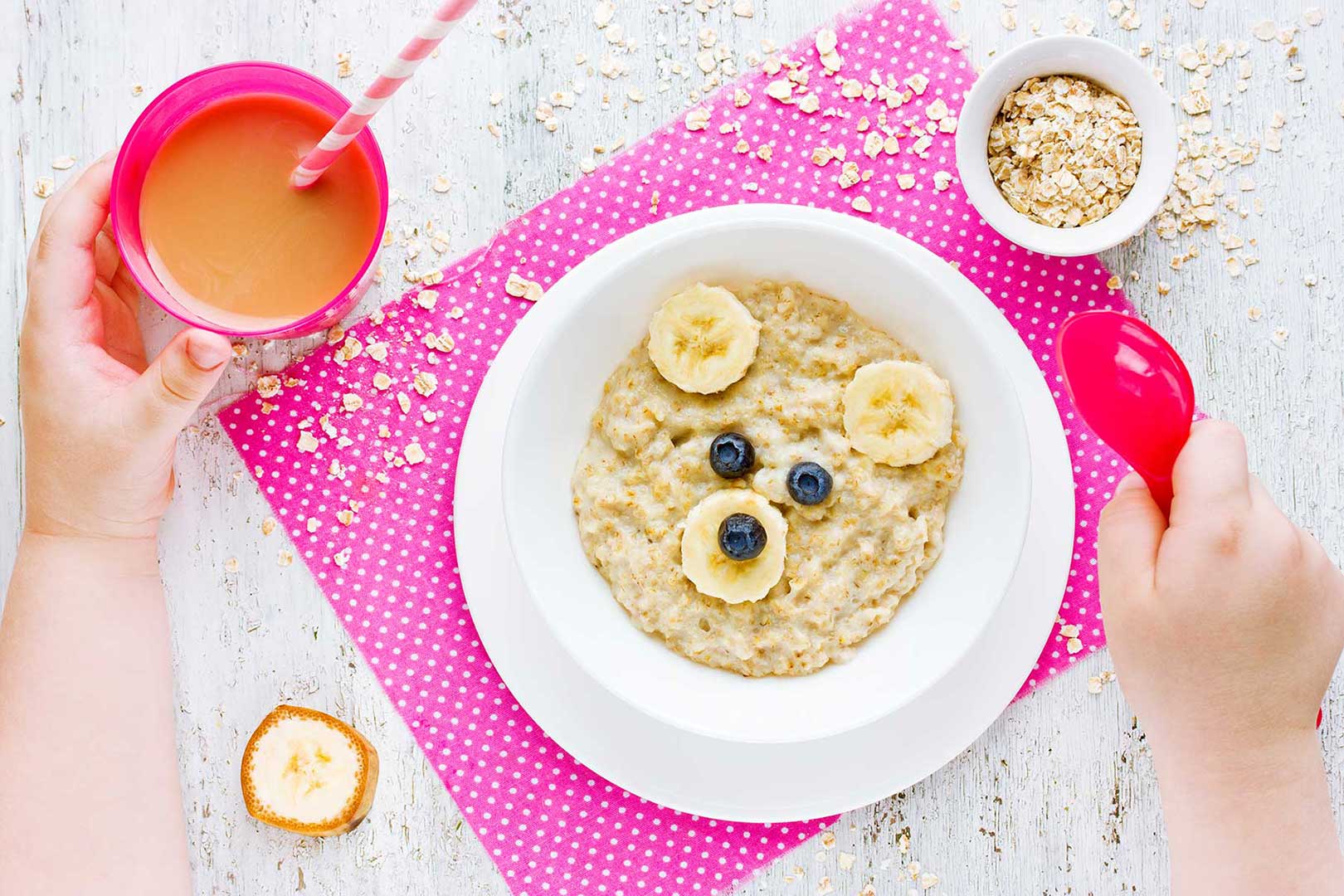 Bärenporridge mit Obst