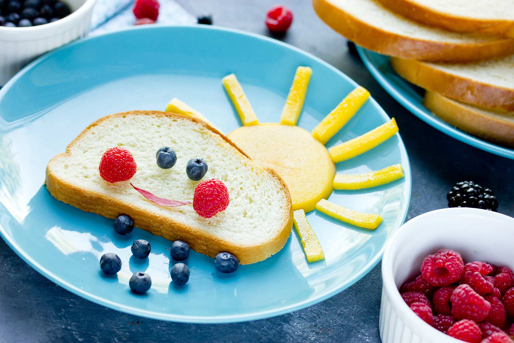 Essen für Kinder hübsch anrichten: Ideen für eure Teller