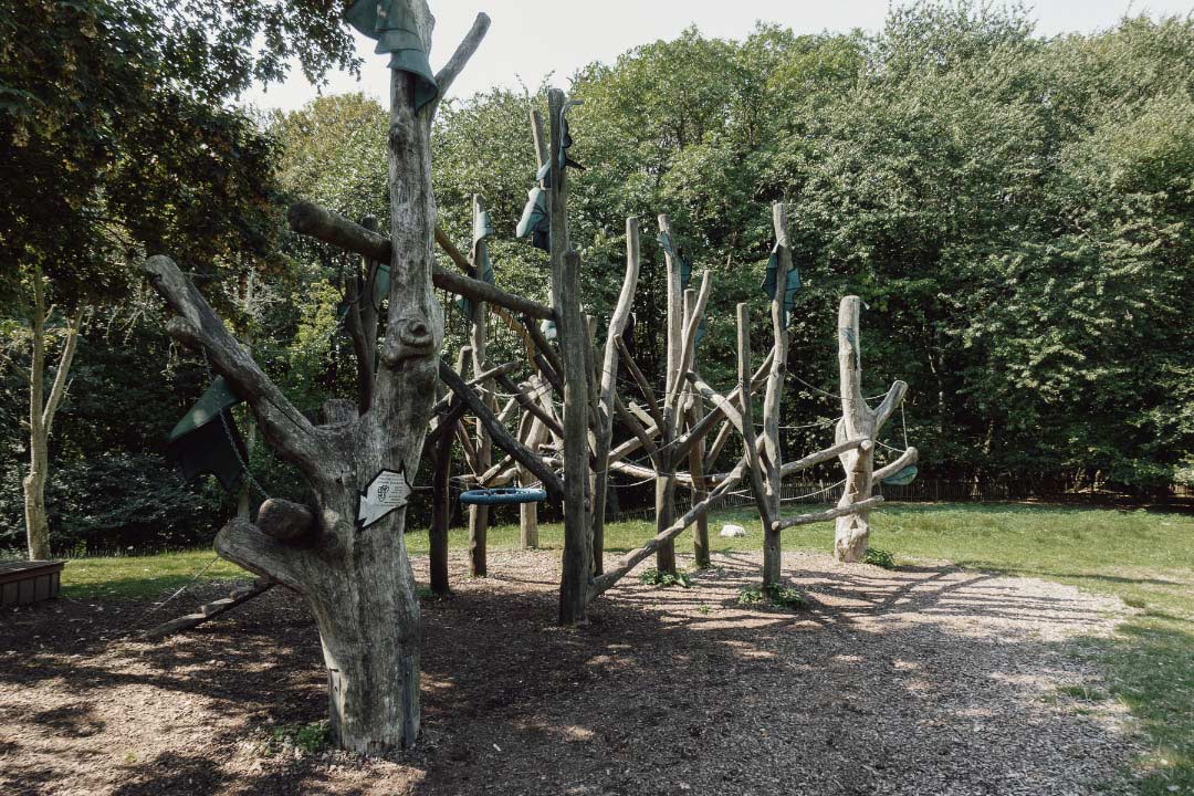 Spielplatz beim Kreidefelsen Königsstuhl auf Rügen