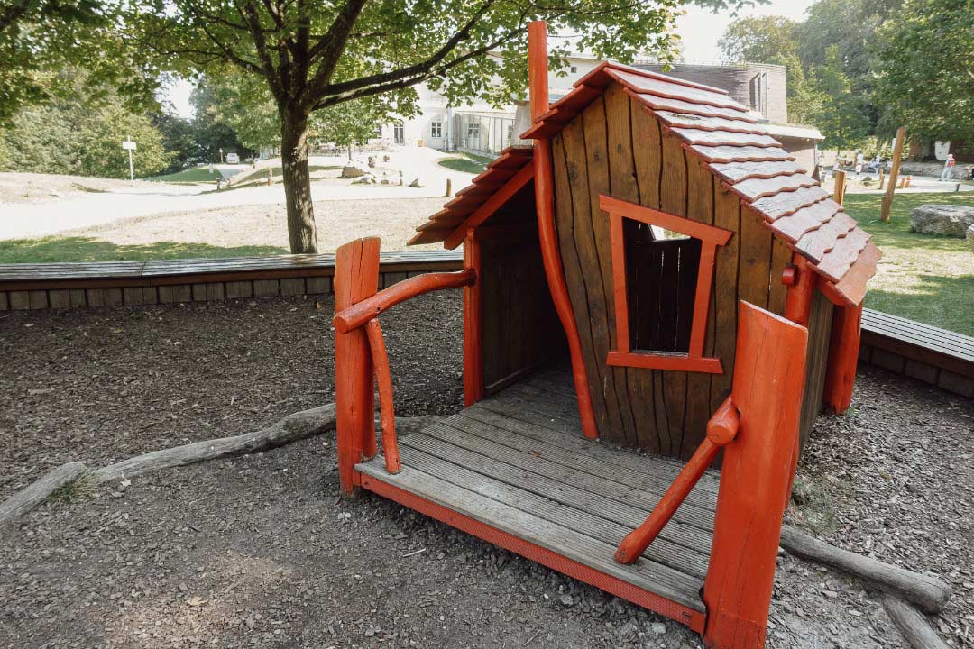 Spielplatz beim Kreidefelsen Königsstuhl auf Rügen