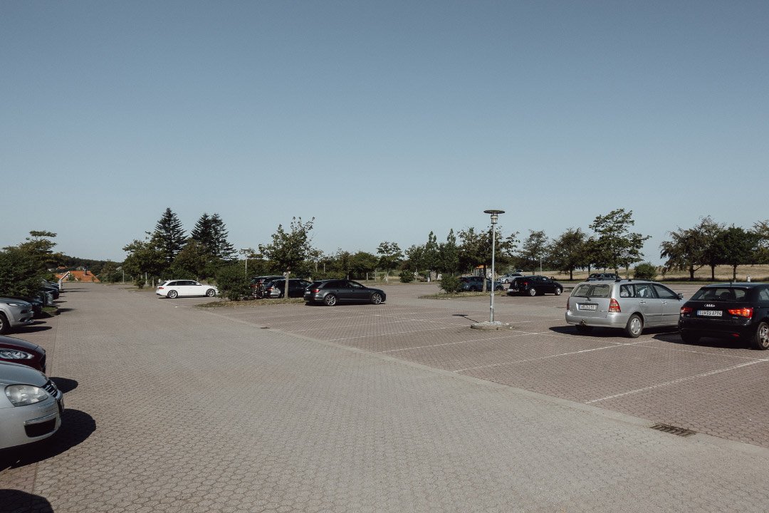 Großparkplatz in Hagen auf Rügen