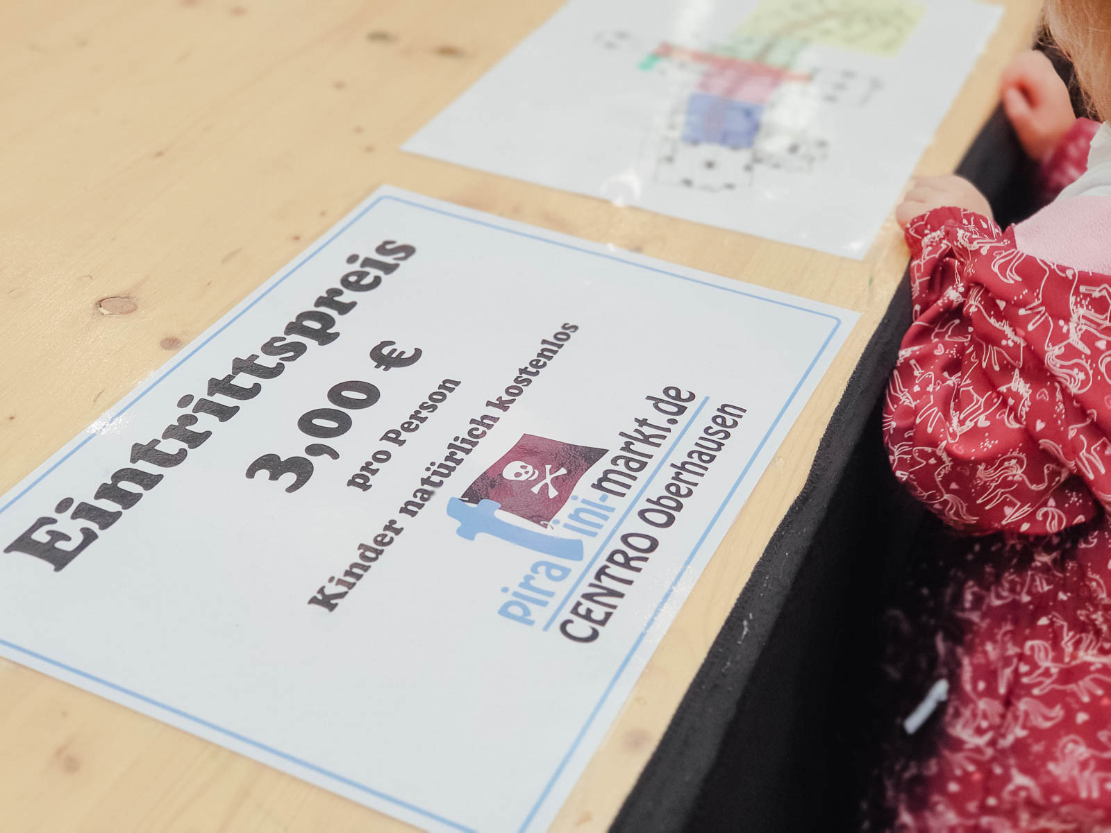 Eintrittspreis beim Piratini-Markt im Centro Oberhausen