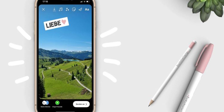 Anleitung: Eigene Sticker in einer Instagram Story nutzen