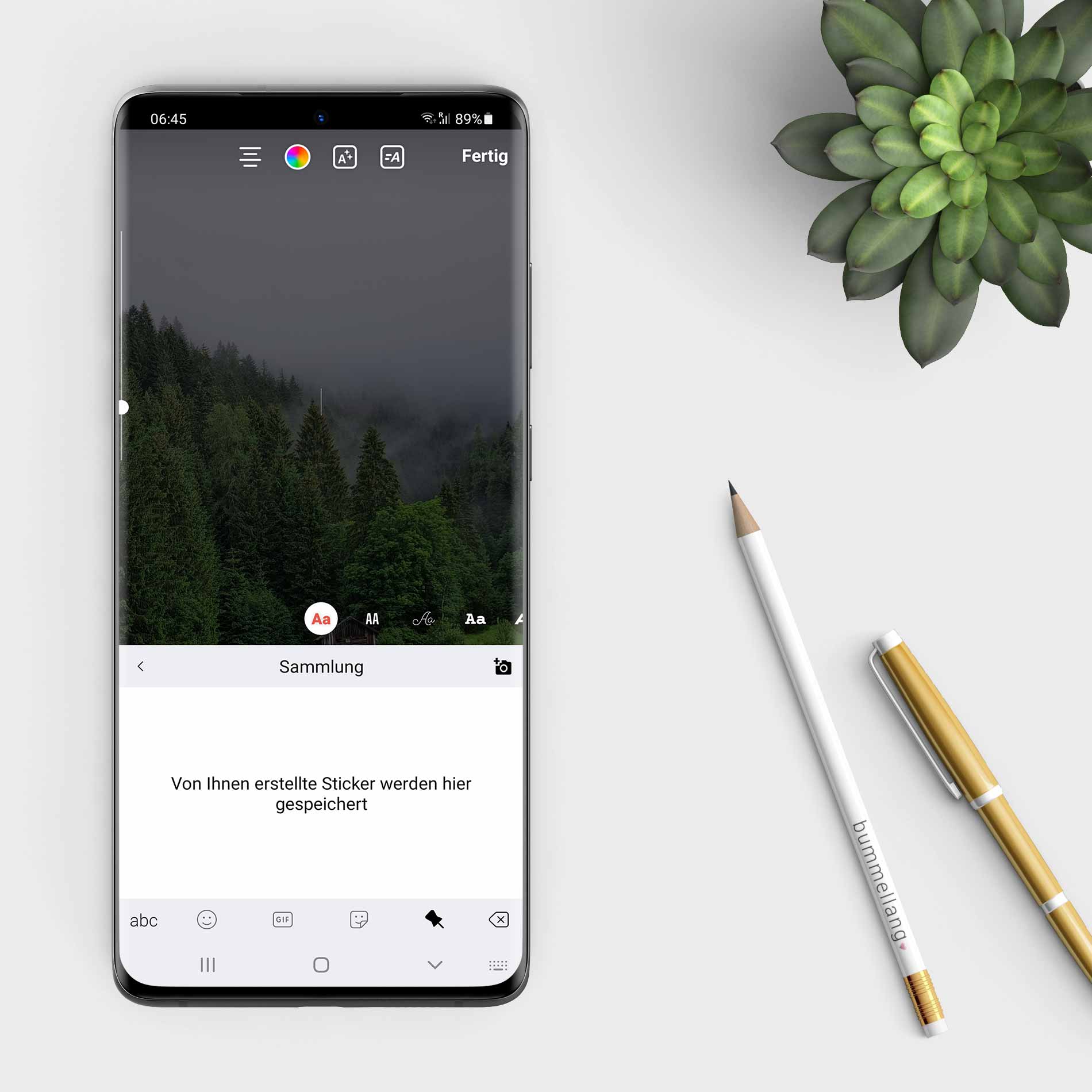 Instagram Story Sticker mit Android nutzen Schritt 3