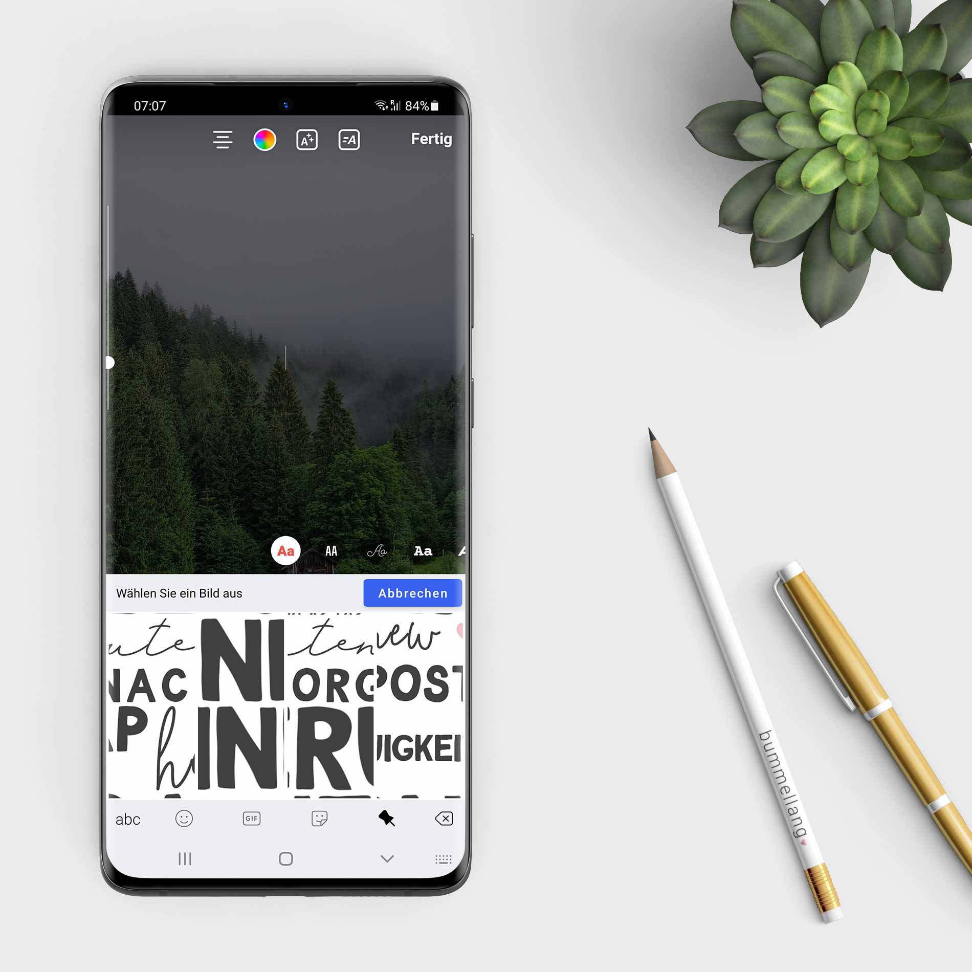 Instagram Story Sticker mit Android nutzen Schritt 4