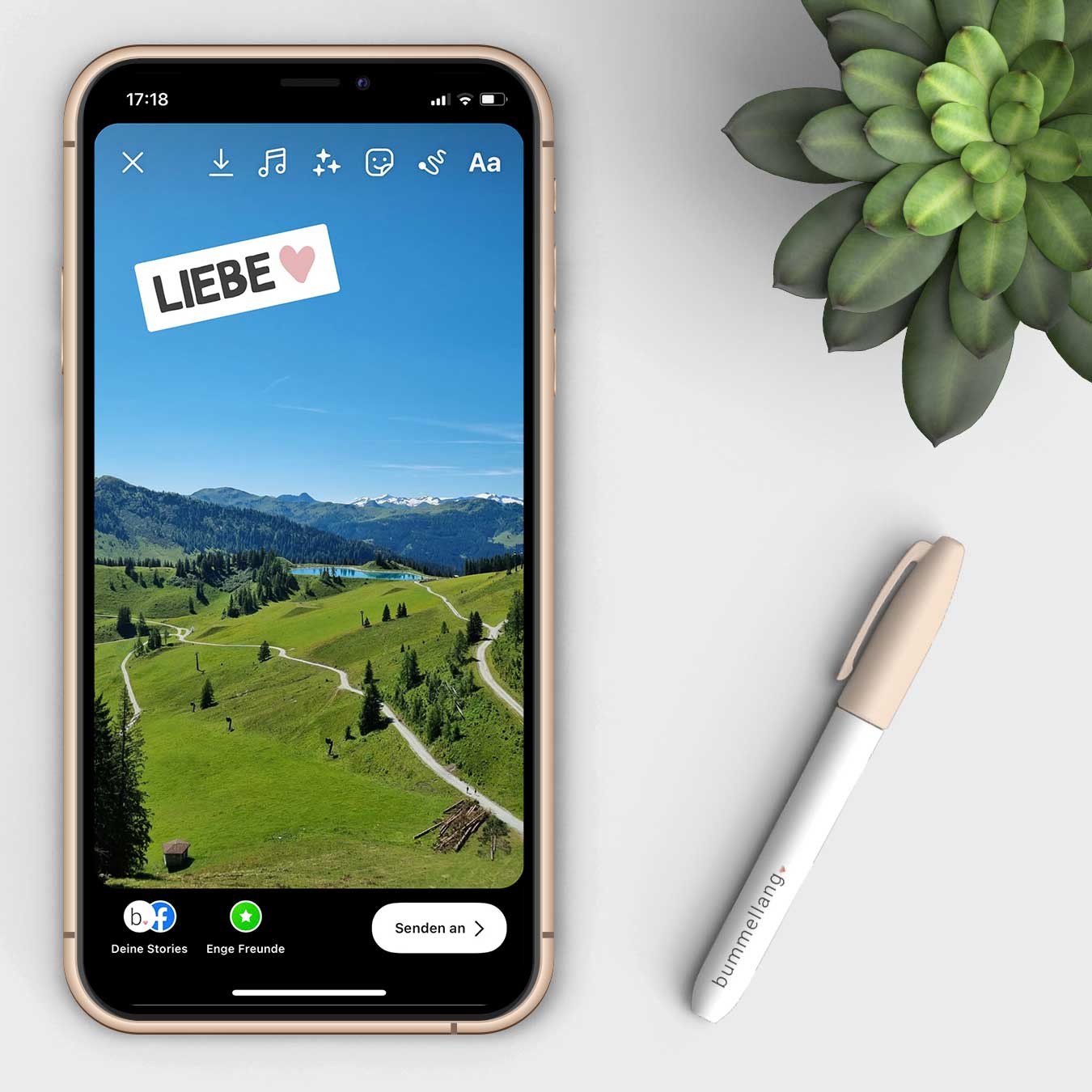 Instagram Story Sticker mit iOS nutzen Schritt 6