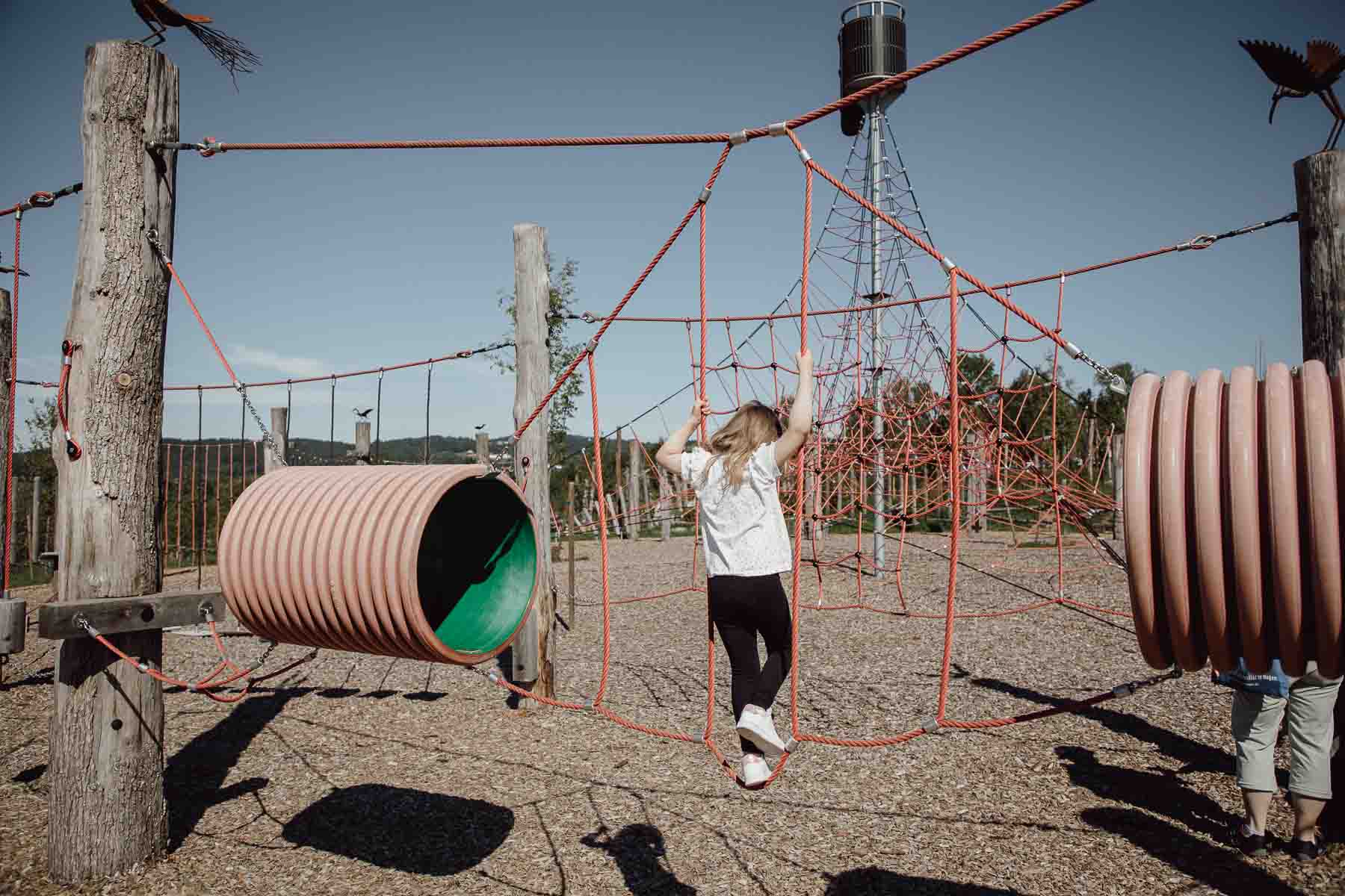 Spielplatz mit Klettermöglichkeiten