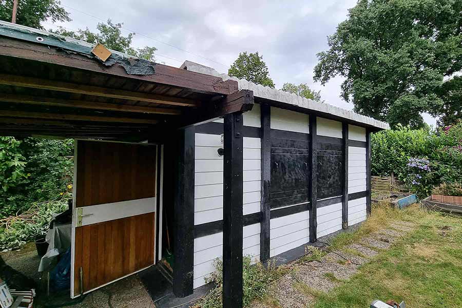 Unser altes Gartenhaus im Kleingarten